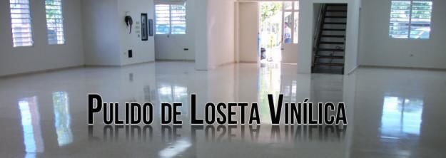 Lavado, Encerado, Sellado y Abrillantado de Pisos de  Loseta Vinílica.